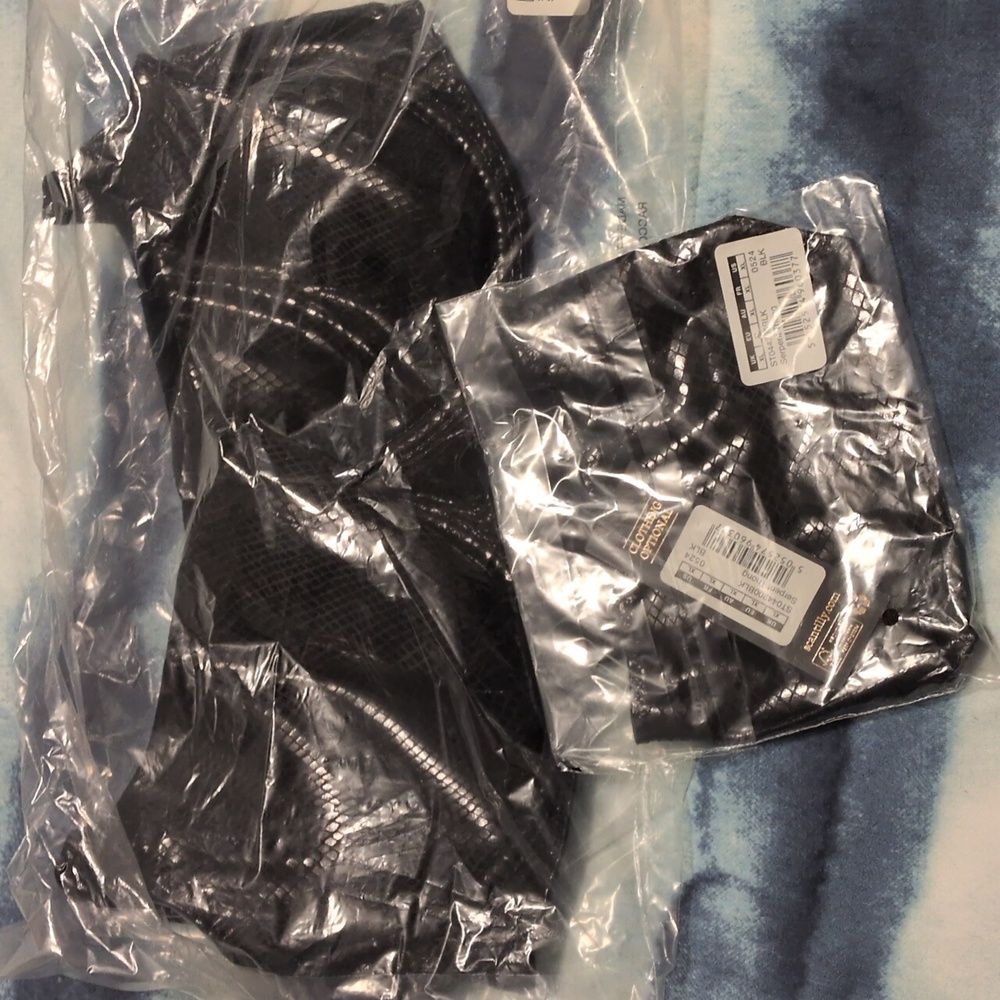 NEW Scantilly By Curvy Kate Serpent Demi Bra & Thong Matching Set 38G / XL - Picture 10 of 12